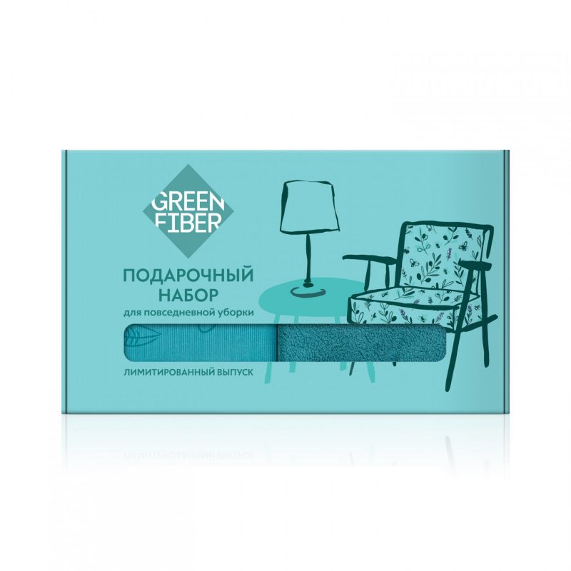 Подарочный набор для повседневной уборки Green Fiber HOME