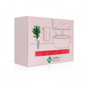 Полотенце банное Green Fiber CARE 14, коралловое